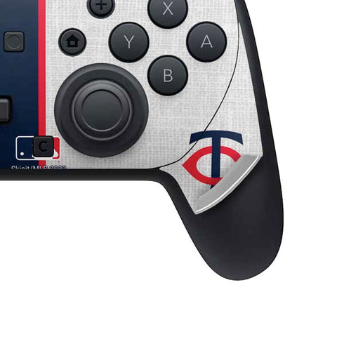 MLB Minnesota Twins Split Nintendo Switch 2 (2025) Pro Controller Skin