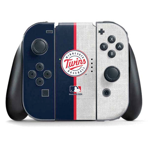 MLB Minnesota Twins Split Nintendo Skins