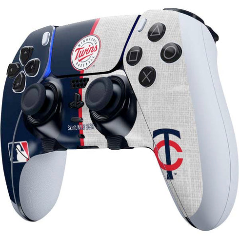 MLB Minnesota Twins Split PS5 DualSense Edge Pro Controller Skin