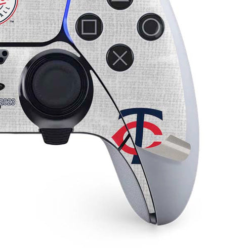 MLB Minnesota Twins Split PS5 DualSense Edge Pro Controller Skin
