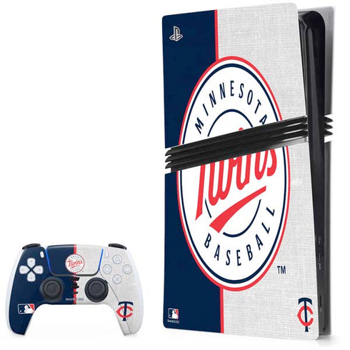 MLB Minnesota Twins Split PlayStation PS5 Skins