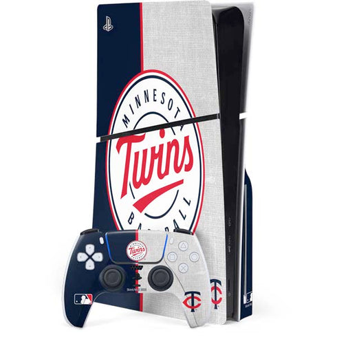MLB Minnesota Twins Split PlayStation PS5 Skins