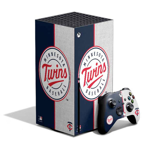 MLB Minnesota Twins Split Xbox Series X Skins
