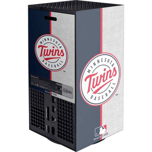 MLB Minnesota Twins Split XBox Series X Digital Edition Console Skin