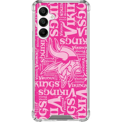 NFL Minnesota Vikings - Blast Pink Galaxy A16 5G Clear Case
