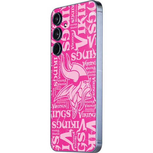 NFL Minnesota Vikings - Blast Pink Galaxy A35 5G Skin