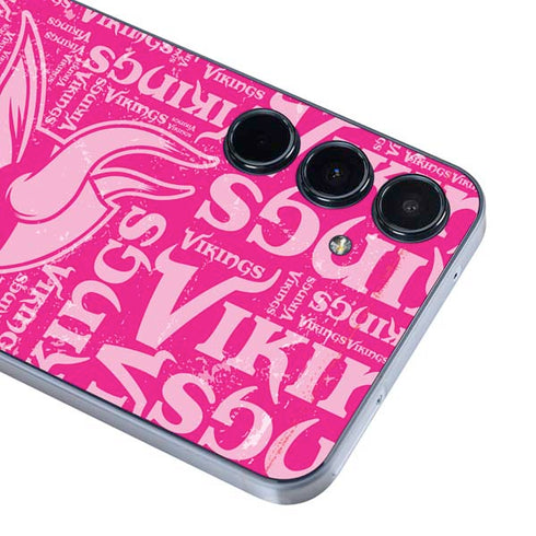 NFL Minnesota Vikings - Blast Pink Galaxy A55 5G Skin