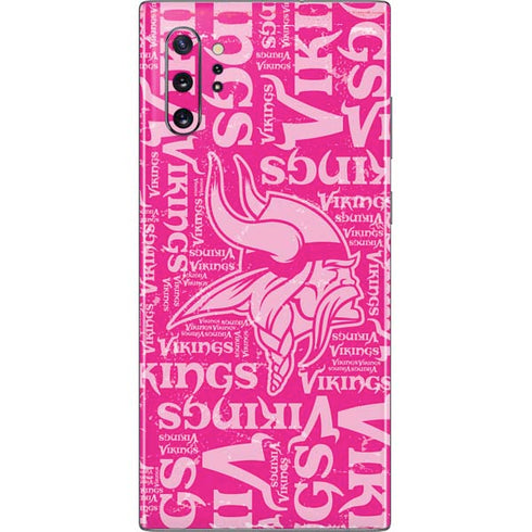 NFL Minnesota Vikings - Blast Pink Galaxy Note 10 Plus Skin