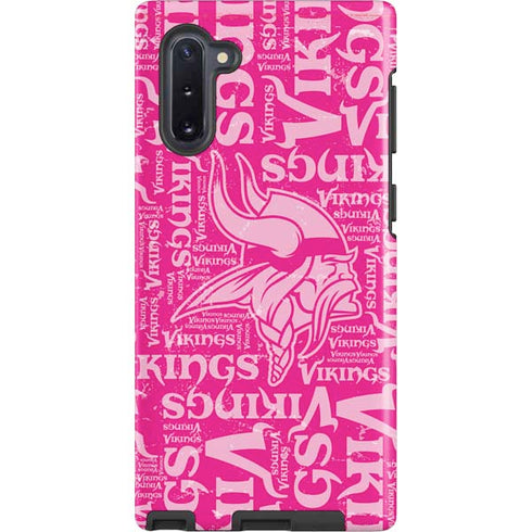 NFL Minnesota Vikings - Blast Pink Galaxy Note 10 Pro Case