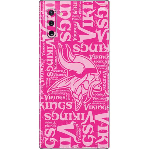 NFL Minnesota Vikings - Blast Pink Galaxy Note 10 Skin
