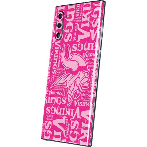 NFL Minnesota Vikings - Blast Pink Galaxy Note 10 Skin