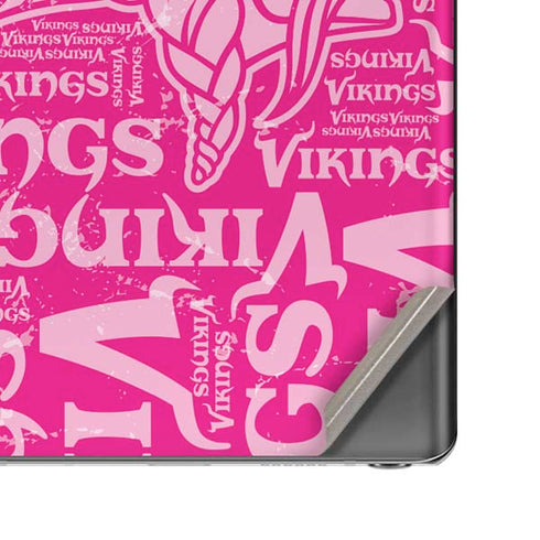 NFL Minnesota Vikings - Blast Pink Galaxy Note20 5G Skin