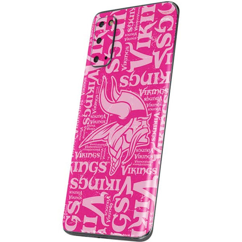 NFL Minnesota Vikings - Blast Pink Galaxy S20 Skin