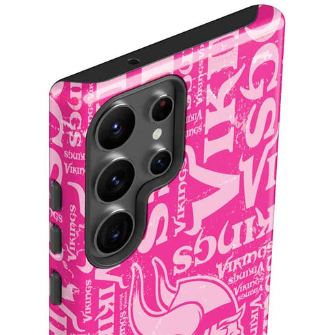 NFL Minnesota Vikings - Blast Pink Galaxy S23 Ultra Pro Case