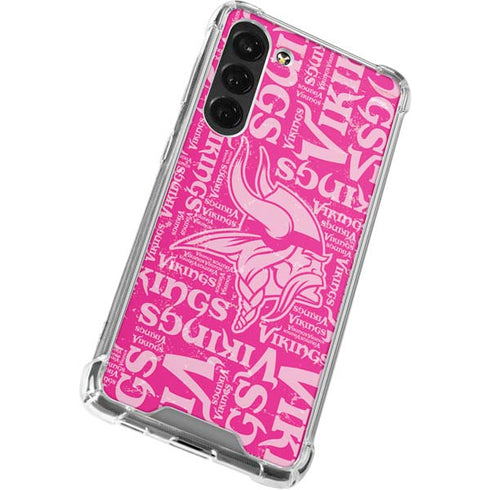 NFL Minnesota Vikings - Blast Pink Galaxy S24 FE Clear Case