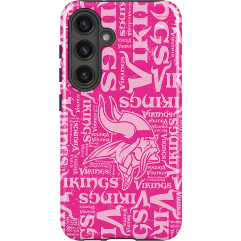 NFL Minnesota Vikings - Blast Pink Galaxy S25 Impact Case