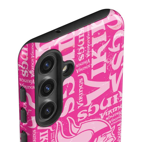 NFL Minnesota Vikings - Blast Pink Galaxy S25 Impact Case