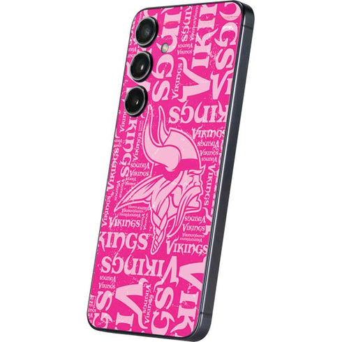 NFL Minnesota Vikings - Blast Pink Galaxy S25 Plus Skin