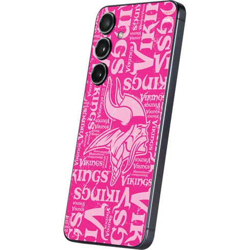 NFL Minnesota Vikings - Blast Pink Galaxy S24 Skin