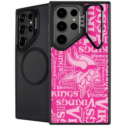 NFL Minnesota Vikings - Blast Pink Galaxy S25 Ultra Kickstand Case