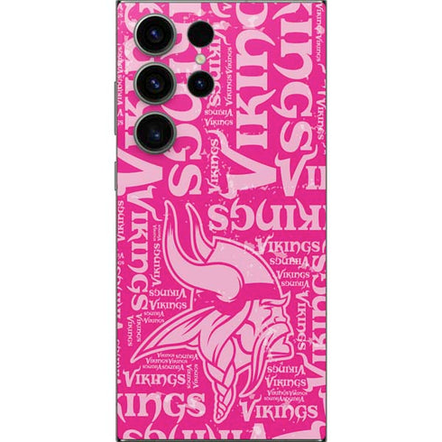 NFL Minnesota Vikings - Blast Pink Galaxy S25 Ultra Skin