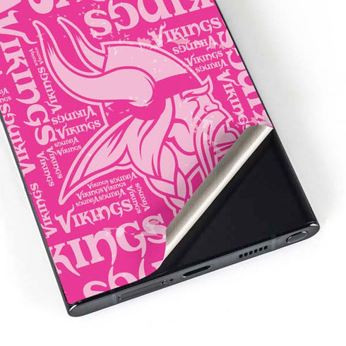 NFL Minnesota Vikings - Blast Pink Galaxy S24 Ultra Skin