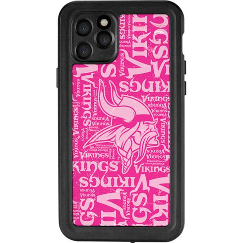 NFL Minnesota Vikings - Blast Pink iPhone 11 Pro Waterproof Case
