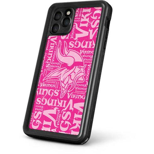 NFL Minnesota Vikings - Blast Pink iPhone 11 Pro Waterproof Case