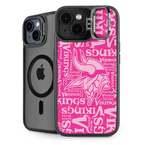NFL Minnesota Vikings - Blast Pink iPhone 14 Plus Kickstand Case
