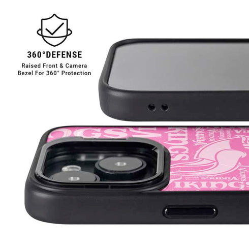 NFL Minnesota Vikings - Blast Pink iPhone 14 Plus Kickstand Case