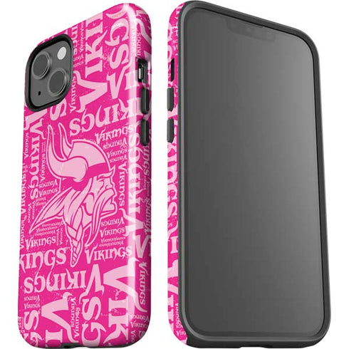 NFL Minnesota Vikings - Blast Pink iPhone 15 Impact Case