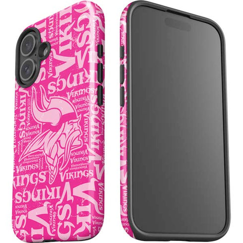 NFL Minnesota Vikings - Blast Pink iPhone 16 Impact Case