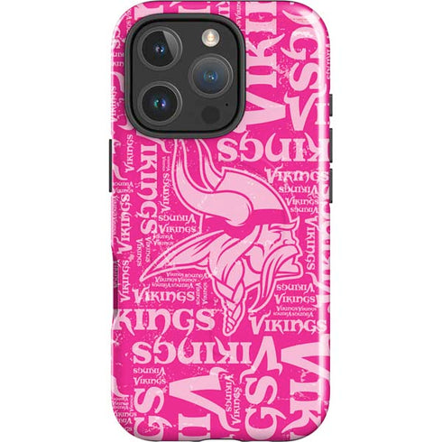NFL Minnesota Vikings - Blast Pink iPhone 16 Pro Magsafe Impact Case