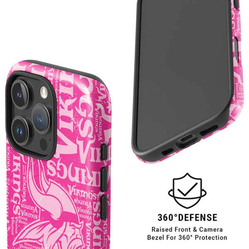 NFL Minnesota Vikings - Blast Pink iPhone 16 Pro Magsafe Impact Case