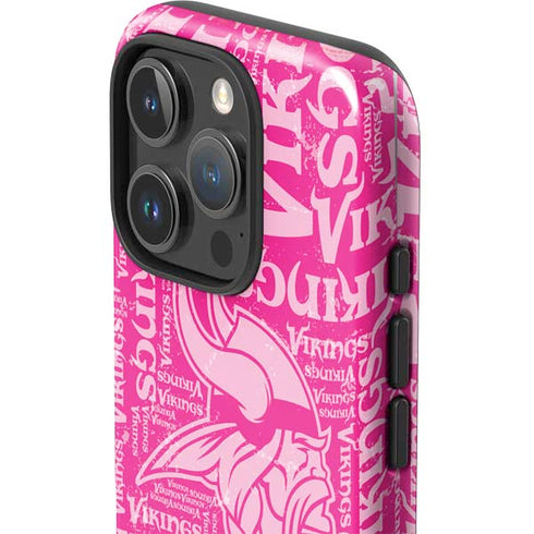 NFL Minnesota Vikings - Blast Pink iPhone 16 Pro Max Impact Case