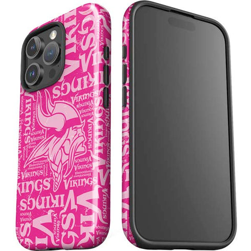NFL Minnesota Vikings - Blast Pink iPhone 16 Pro Max Impact Case