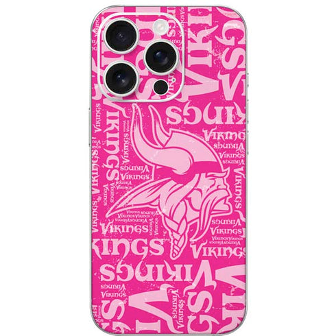 NFL Minnesota Vikings - Blast Pink iPhone 16 Pro Skin
