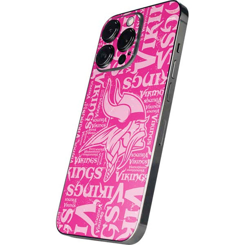 NFL Minnesota Vikings - Blast Pink iPhone 16 Pro Skin
