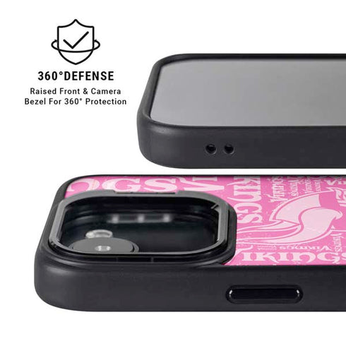 NFL Minnesota Vikings - Blast Pink iPhone 16e Kickstand Case