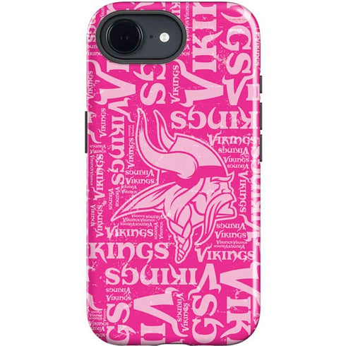 NFL Minnesota Vikings - Blast Pink iPhone 16e Impact Case