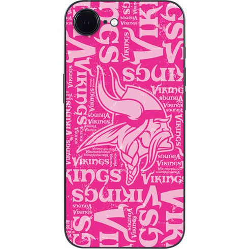 NFL Minnesota Vikings - Blast Pink iPhone 16e Skin