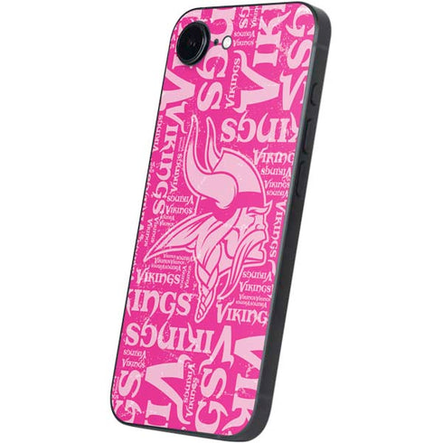 NFL Minnesota Vikings - Blast Pink iPhone 16e Skin