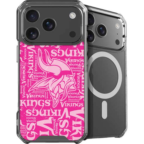 NFL Minnesota Vikings - Blast Pink iPhone 18 Pro MagSafe Case
