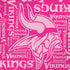 NFL Minnesota Vikings - Blast Pink iPhone XS Pro Case