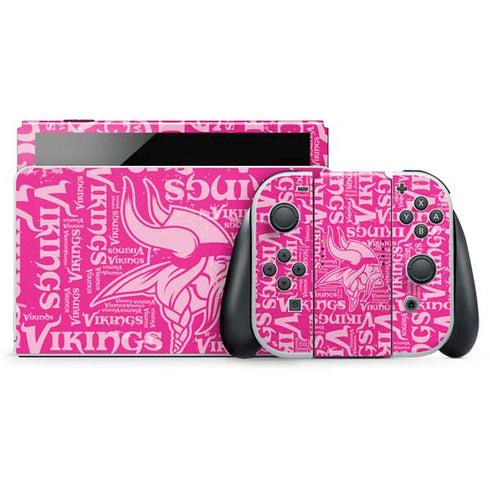 NFL Minnesota Vikings - Blast Pink Nintendo Skins