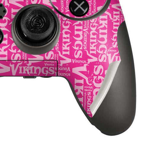 NFL Minnesota Vikings - Blast Pink PlayStation Scuf Vantage 2 Controller Skin