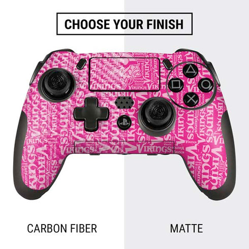 NFL Minnesota Vikings - Blast Pink PlayStation Scuf Vantage 2 Controller Skin