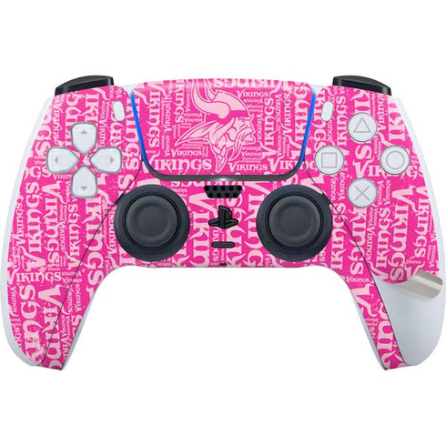 NFL Minnesota Vikings - Blast Pink PS5 Pro Bundle Skin