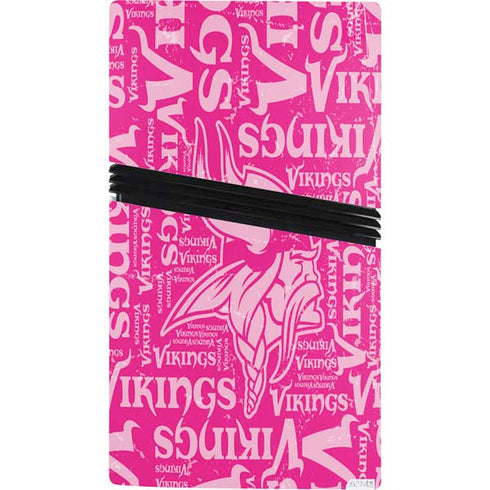 NFL Minnesota Vikings - Blast Pink PS5 Pro Console Skin