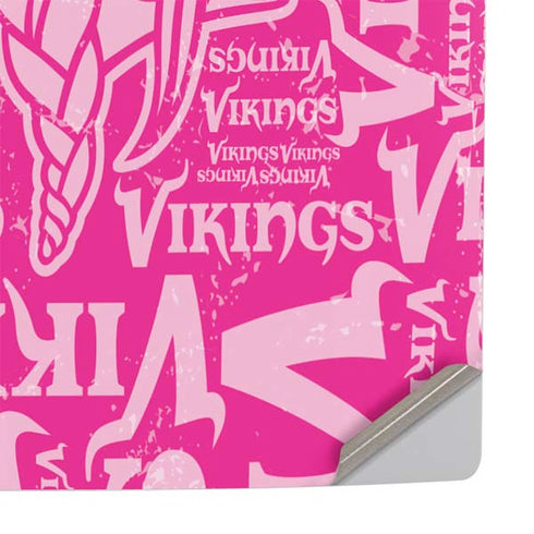 NFL Minnesota Vikings - Blast Pink PS5 Pro Console Skin
